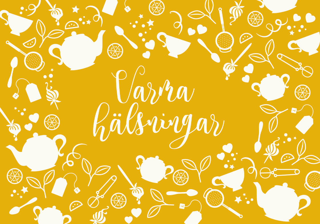 Tevykort varma hälsningar