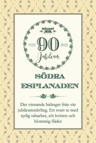 Södra Esplanaden - svart te med rabarber och fläde