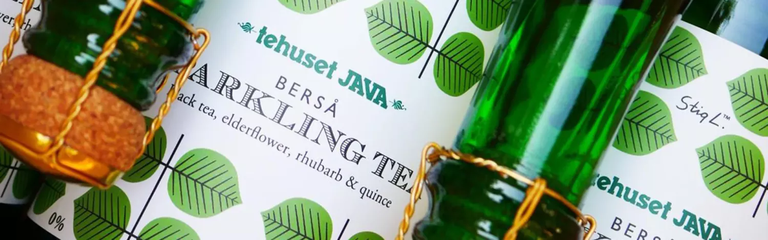 Sparkling tea & alkoholfri läsk – Kolsyrad dryck | Tehuset Java