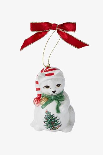 Spode Christmas Playful Kitten Ornament 8,5cm