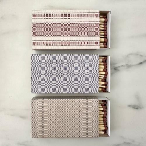 Tändsticksask Tällbergkrus Blå