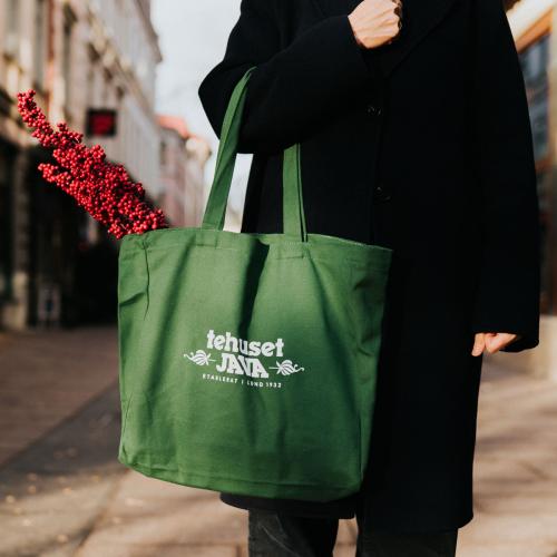 Tygkasse Grön 38x38 cm