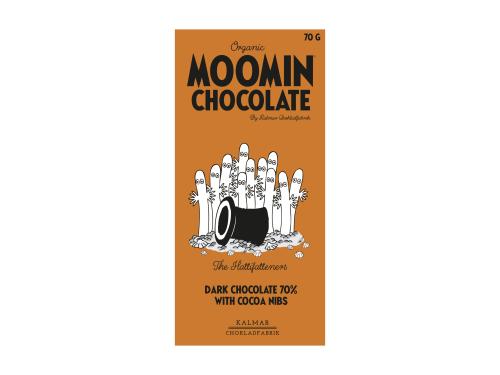 Muminchoklad Hattifnattarna Kakaonibs & Mörk Choklad 70% 70g