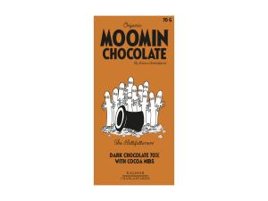 Muminchoklad Hattifnattarna Kakaonibs & Mörk Choklad 70% 70g