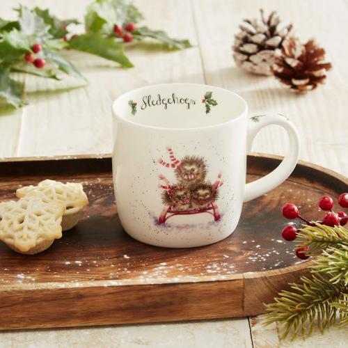 Wrendale Mugg Sledhehogs 0,31L