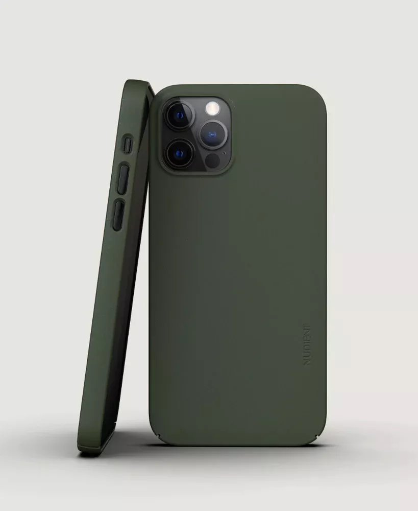 NUDIENT Thin Case Iphone 12/12 Pro (Pine Green)