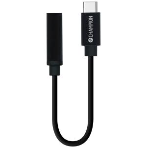 Tillbehör Champion Adapter USB-C till 3,5mm DAC Svart