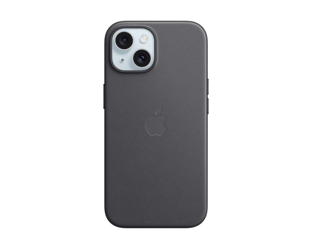 Baksideskal Apple iPhone 15 FineWoven-skal med MagSafe Svart
