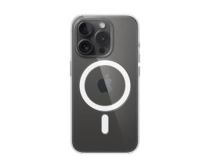 Baksideskal Apple Iphone 15 Pro Transparent skal med MagSafe