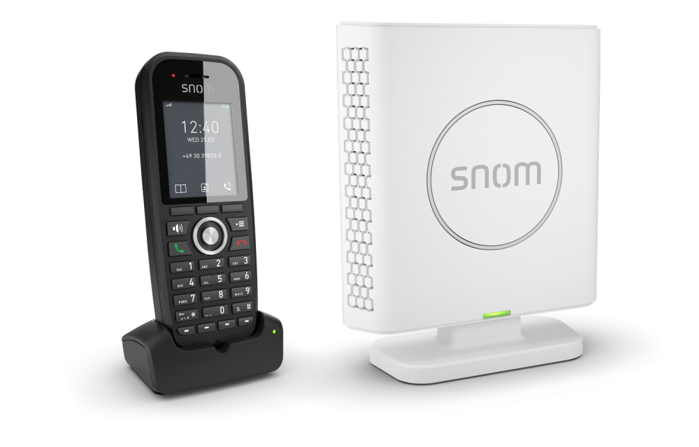Decttelefon Snom M430 Handenhet och Bas
