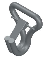 krok dubbelkrok spännband 50 mm 3 ton