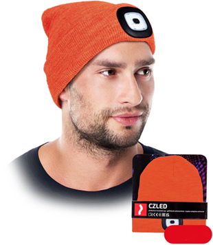 Mössa med LED-lampa
