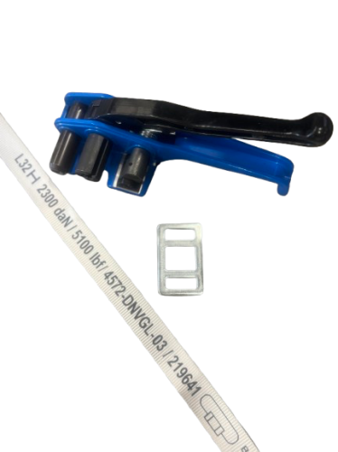 Paket Engångssurrning spännband 32 mm