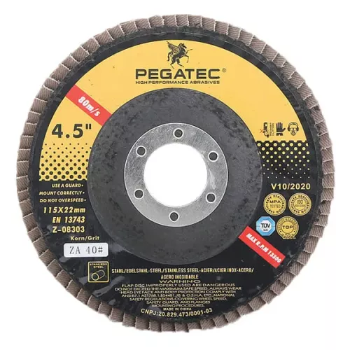 Flapdisk 125 x 22,23 mm 40 korn