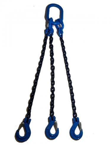 Lyftkätting - tredelad spärrkrokar