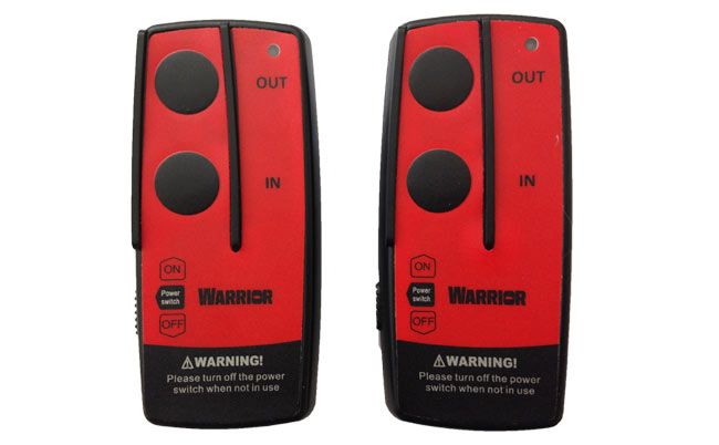 Warrior Winches Trådlös fjärrkontroll Standard, Universal 12/24V