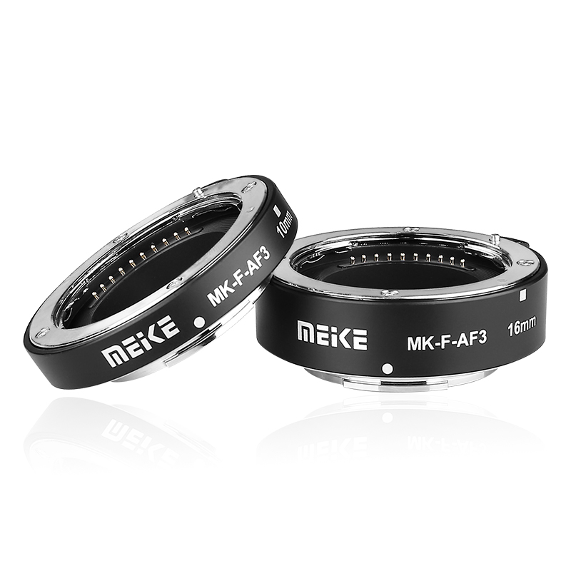 Meike MK-F-AF3 - Tubo de extensión de enfoque automático de metal para Fujifilm X-T1 X-T2 X-T3 X-T10 X-T20 X-T30 X-Pro1 X-Pro2 X-A1 X-E1 X-E2 X-E3 (10 mm 16 mm Meike MK-F-AF3 - Tubo de extensión de enfoque automático de metal para Fujifilm X-T1 X-T2 X-T3 X-T10 X-T20 X-T30 X-Pro1 X-Pro2 X-A1 X-E1 X-E2 X-E3 (10 mm 16 mm