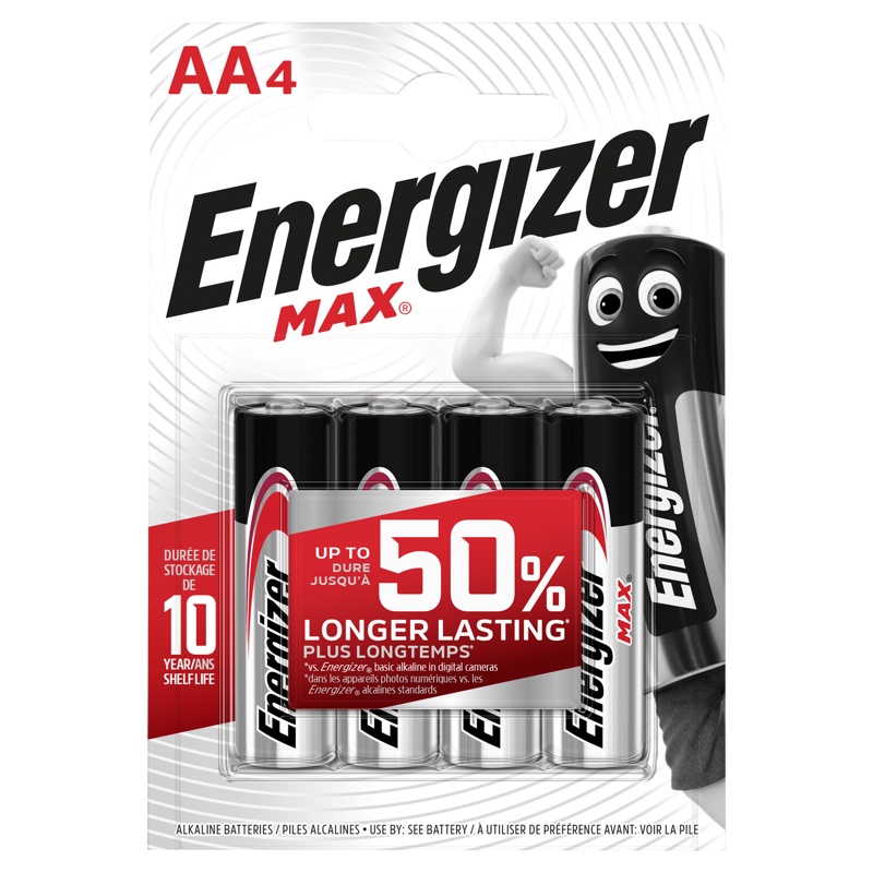 ENERGIZER MAX AA 4-PACK