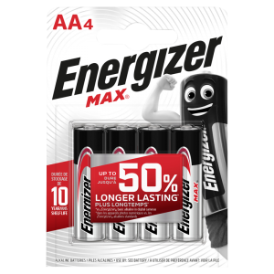ENERGIZER MAX AA 4-PACK