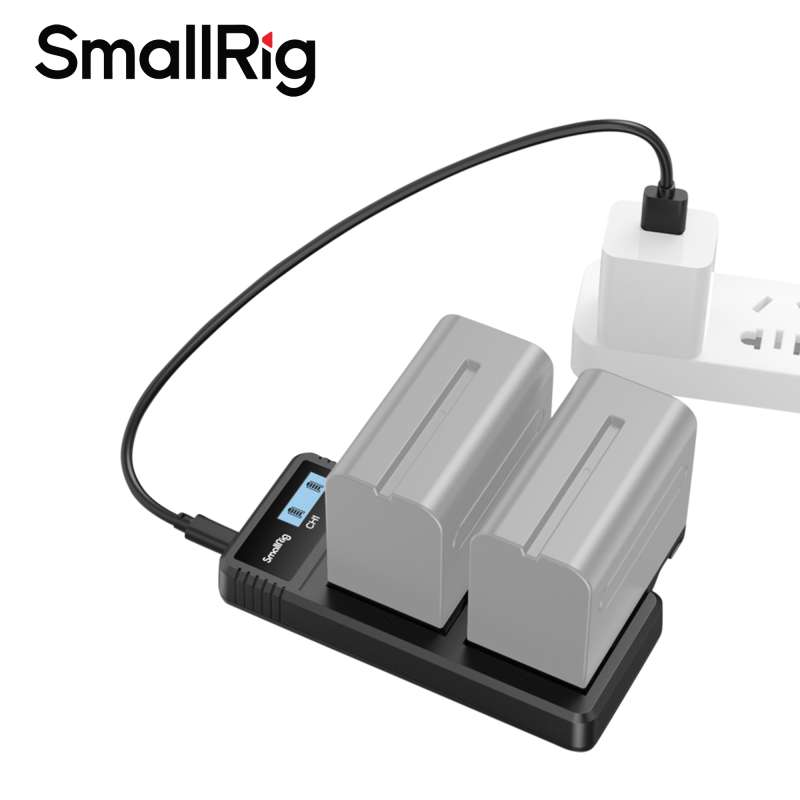 SMALLRIG 4086 DUAL BATTERY CHARGER FOR NP-F BATTERIES