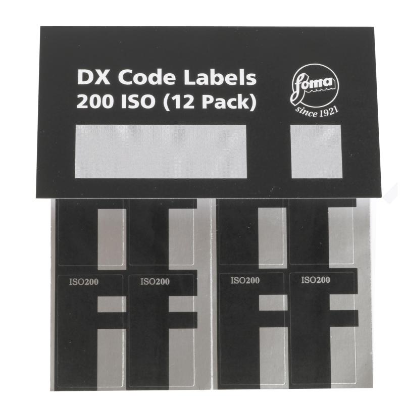 FOMA ETIKETTER FÖR DX KODNING ISO 200 12 ST
