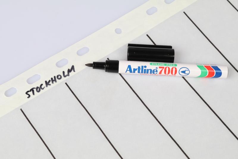 MÄRKPENNA PERMANENT ARTLINE 700 SVART 0,7