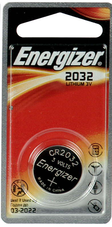 ENERGIZER LITHIUM CR2032 3V