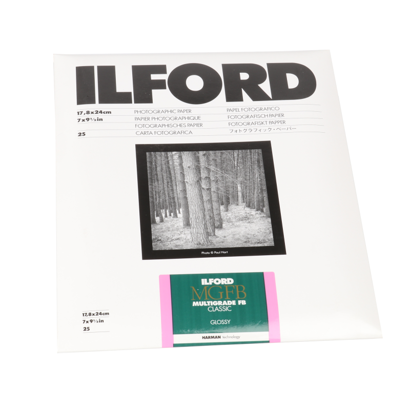 ILFORD MG CLASSIC FB 1K 17,8X24CM 25 BLAD