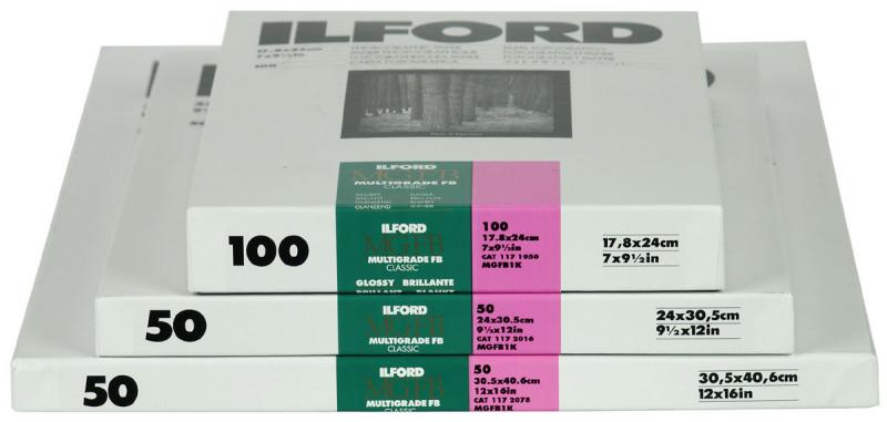 ILFORD MG CLASSIC FB 1K 18X24CM 100 BLAD