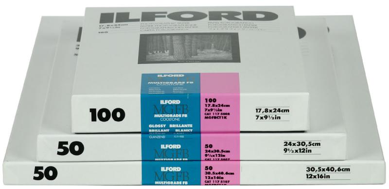 ILFORD MULTIGRADE COOLTONE 1K 30X40CM 50 BLAD