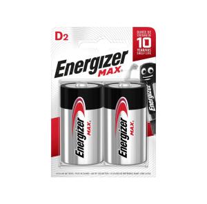 ENERGIZER MAX D LR20 BATTERI 2-PACK