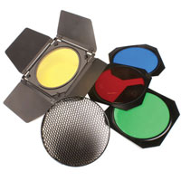 HELIOS BARNDOOR KIT MED RASTER & FILTER 