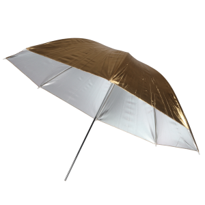 HELIOS PARAPLY SILVER/GULD VÄNDBAR 100CM