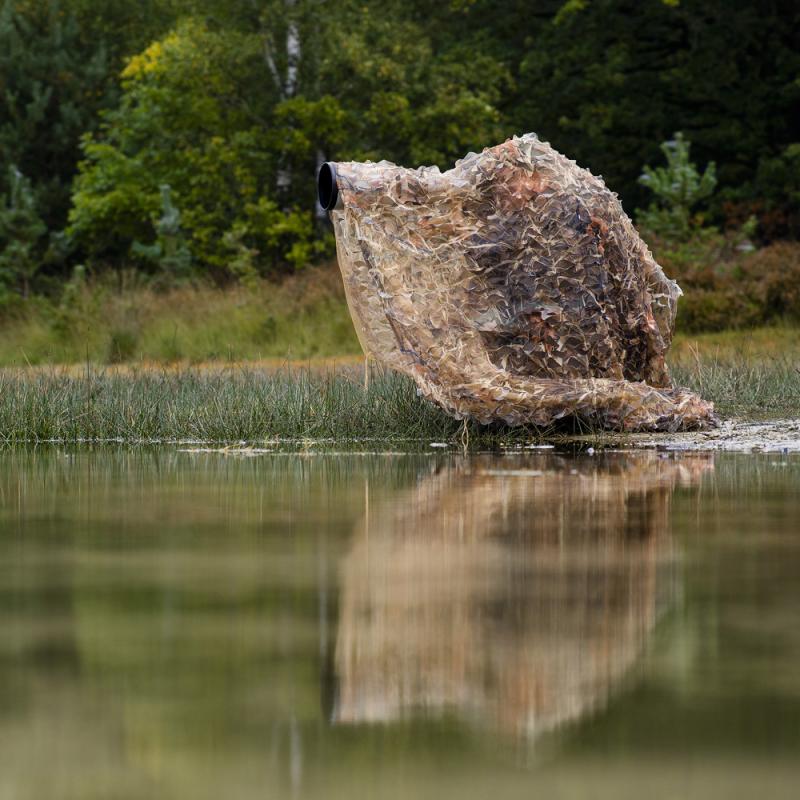 CARUBA CAMOUFLAGE NÄT LJUSBRUN / REED