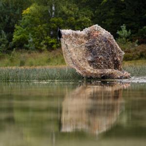 CARUBA CAMOUFLAGE NÄT LJUSBRUN / REED