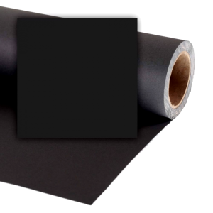 COLORAMA BAKGRUNDSPAPPER 1,35X11M BLACK #68