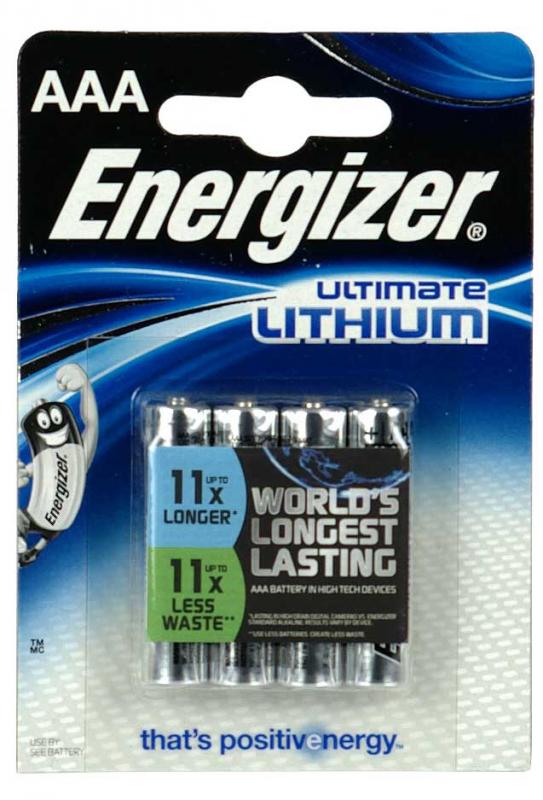 ENERGIZER ULTIMATE LITHIUM AAA 4-PACK