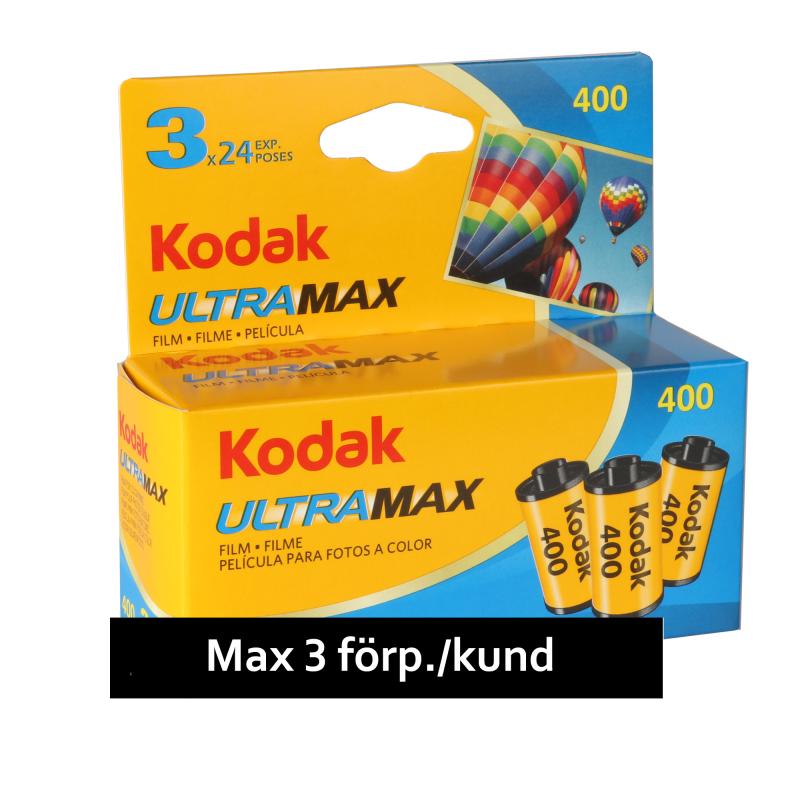 KODAK ULTRA MAX 400 135-24 3-PACK