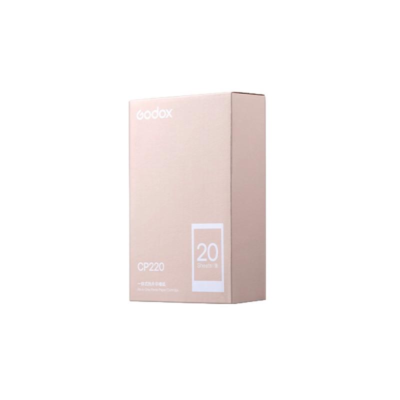 GODOX FOTOPAPPER CP220 FÖR P100 SKRIVARE  2x10 BLAD