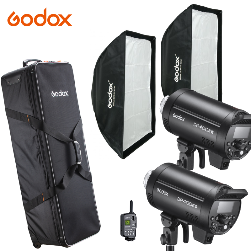 GODOX DP400IIIV STUDIOBLIXTPAKET 400WS MED VÄSKA