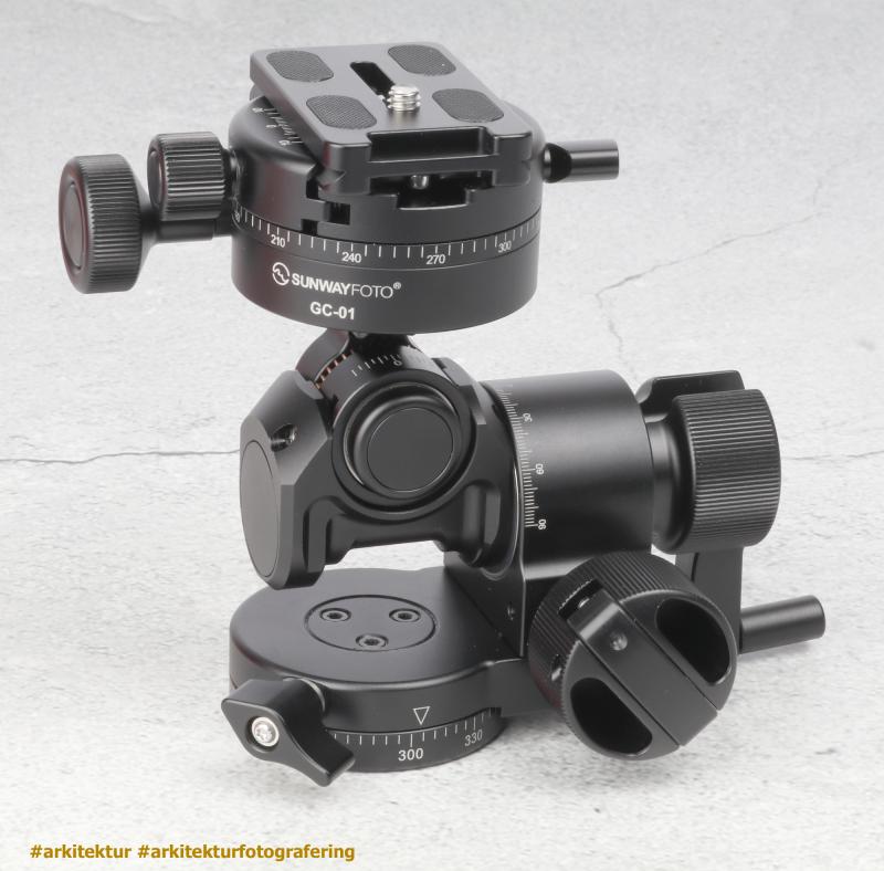 SUNWAYFOTO GEAR HEAD GH-PRO II + GC-01