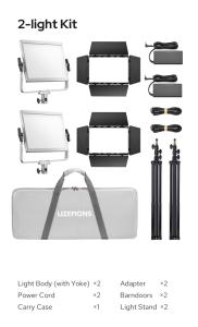 GODOX LITEMONS LP400BI DUO LIGHT KIT