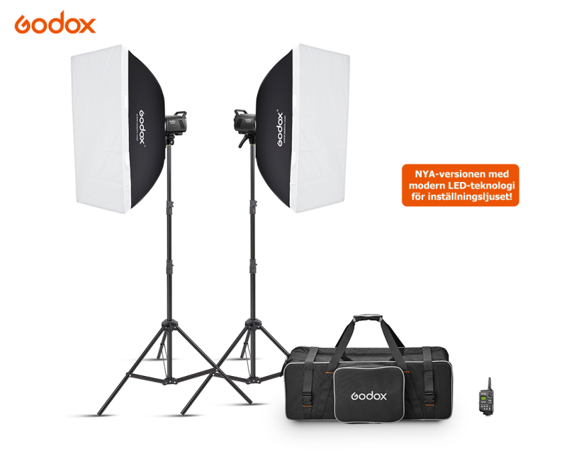 GODOX MS300V STUDIOBLIXTPAKET 300WS MED VÄSKA