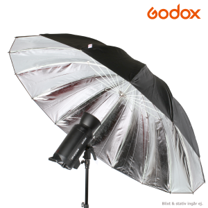 GODOX UB-L3 PARAPLY 150CM SILVER/SVART