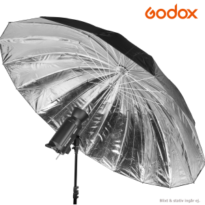 GODOX UB-L3-75 PARAPLY 180CM SILVER/SVART