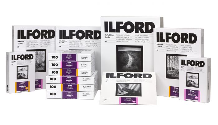 ILFORD MG RC DELUXE GLOSSY 24X30,5CM 50 BLAD