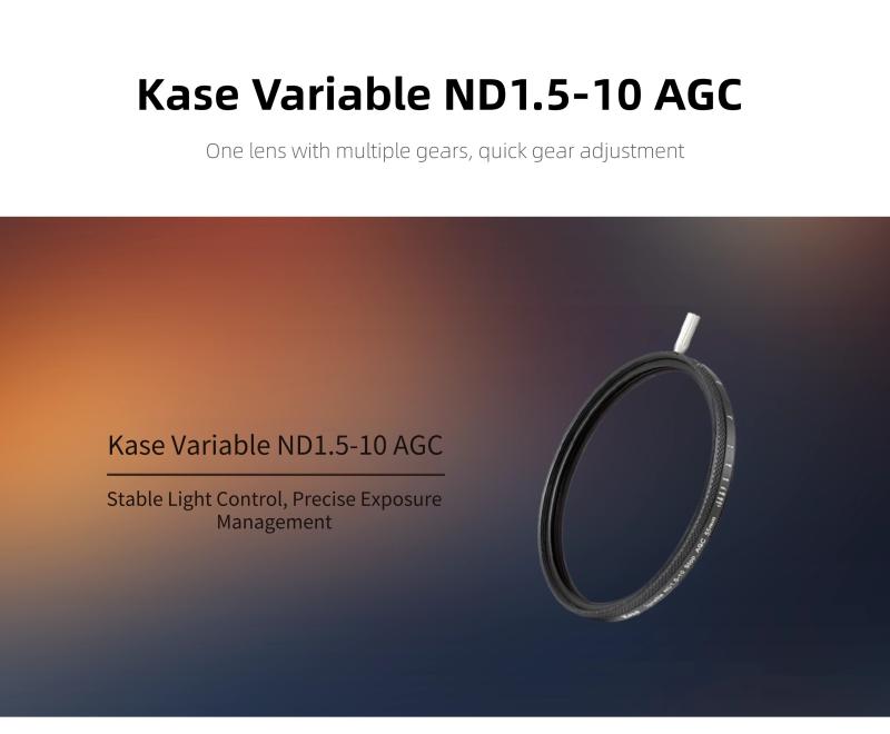 KASE VARIABLE ND AGC VND 1,5-10 STOP FILTER