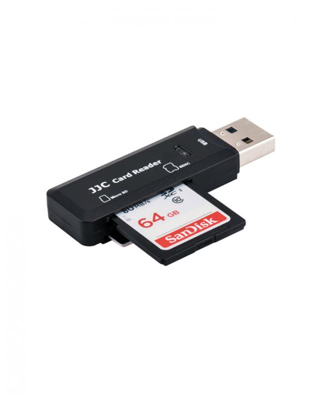 JJC USB 3.0 MINNESKORTLÄSARE SD & MICRO SD