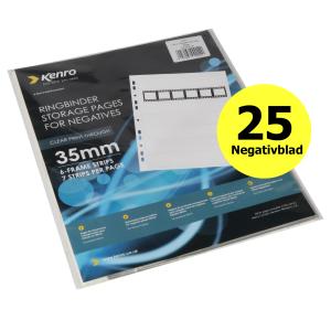 KENRO ACETAT KLARA NEGATIVBLAD FÖR 135 FILM 25 ST