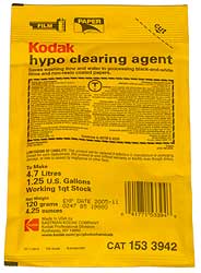 KODAK HCA HYPO CLEARING AGENT PULVER  FÖR 19 LITER